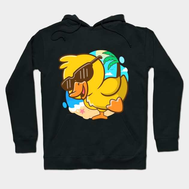 Cool duck summer Hoodie by PG